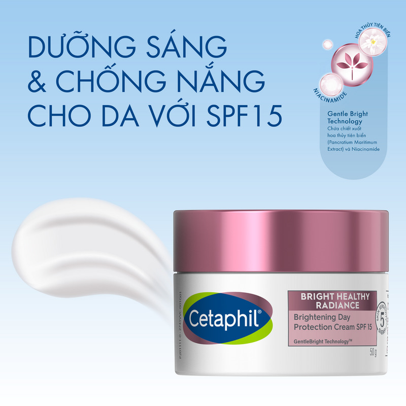 Kem Dưỡng Cetaphil Bright Healthy Radiance Brightening Day Làm Sáng Da Ban Ngày 50g
