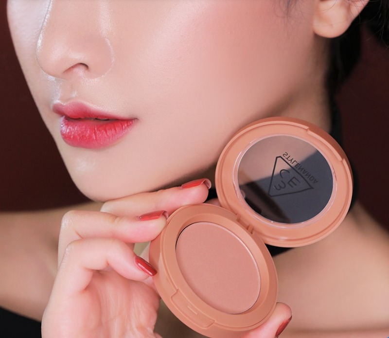 Phấn Má 3CE Mood Recipe Face Blush Rose Beige
