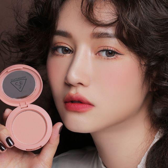 Phấn Má 3CE Mood Recipe Face Blush Mono Pink