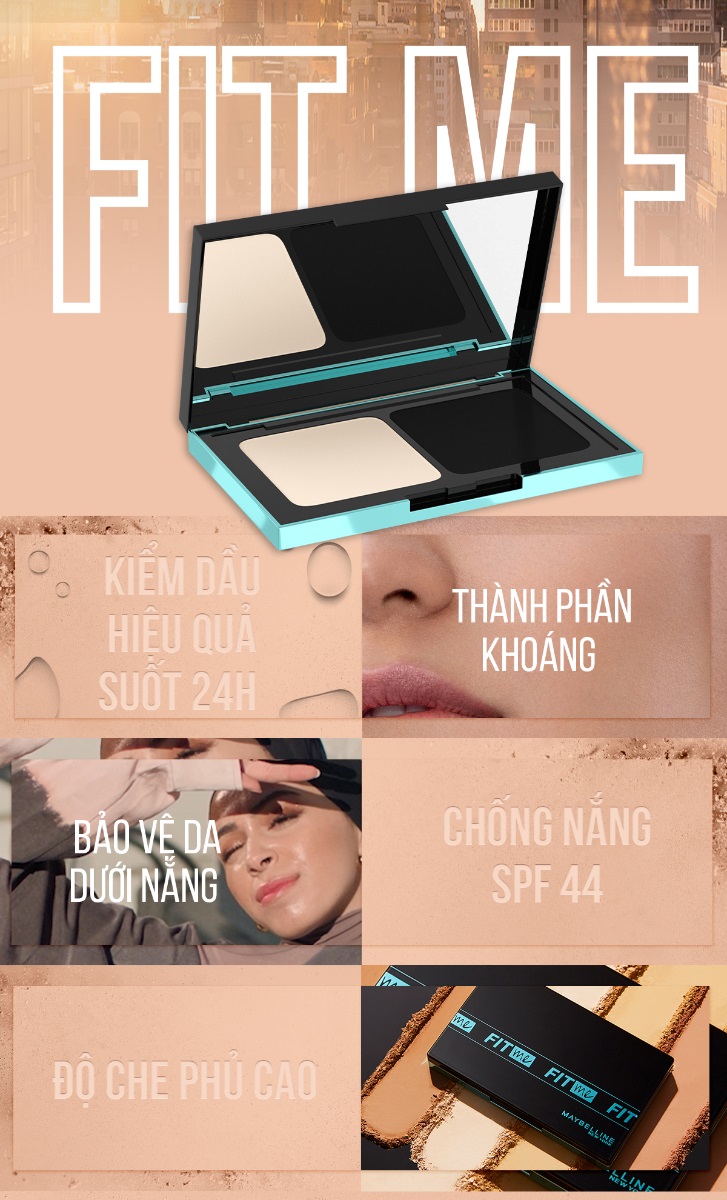 Phấn Nền Maybelline Fit Me Kiềm Dầu Chống Nắng 9g - 220 G4210100