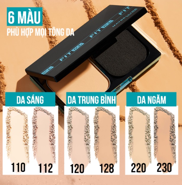 Phấn Nền Maybelline Fit Me Kiềm Dầu Chống Nắng 9g - 120 G4209700