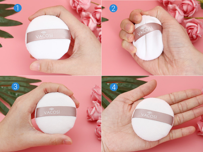 Bông Phấn Vacosi Cotton Khô Tròn Nhỏ