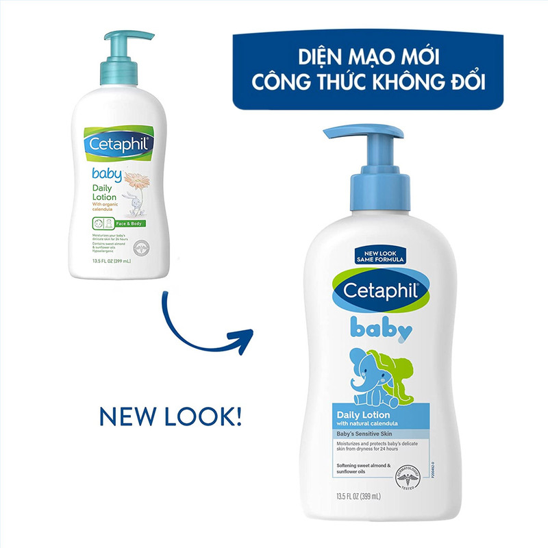 Sữa Dưỡng Cetaphil Dịu Lành Cho Bé 400ml