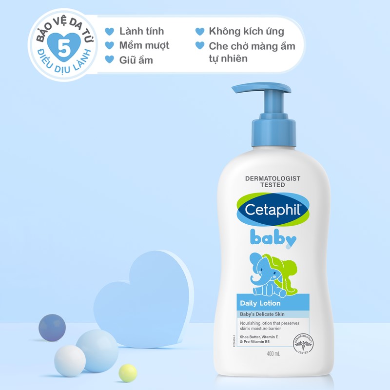 Sữa Dưỡng Cetaphil Dịu Lành Cho Bé 400ml