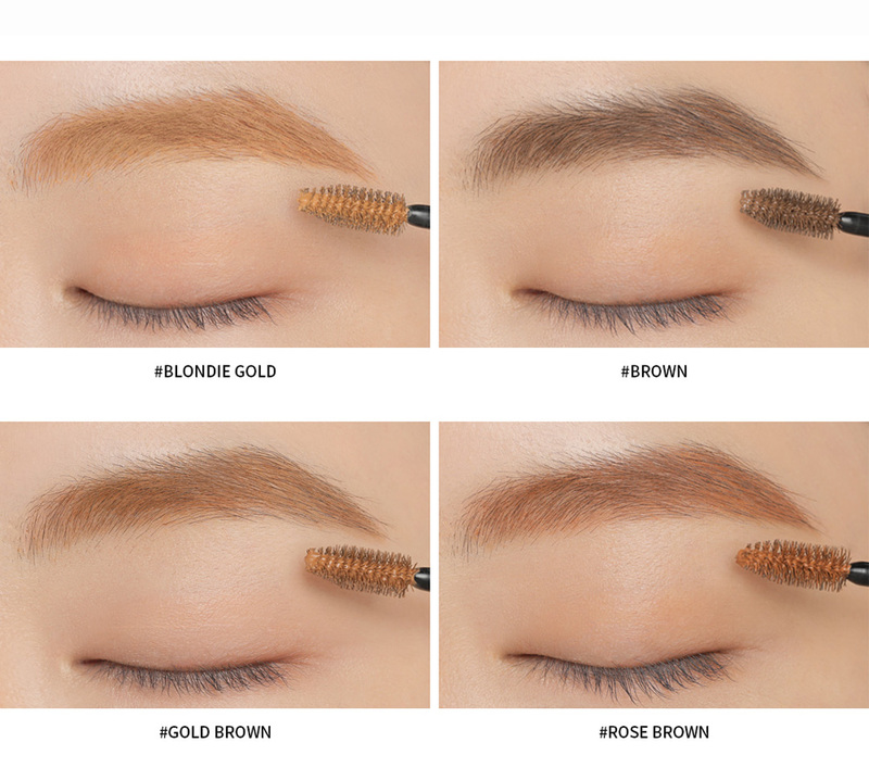 Mascara 3CE Eyebrow Định Hình Chân Mày - Gold Brown 4g