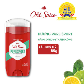 Sáp Khử Mùi Old Spice Hương Pure Sport Năng Động 85g