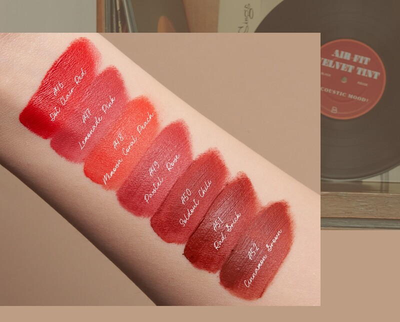 Son Kem Black Rouge Air Fit Velvet Tint Ver 9 Acoustic Mood A49