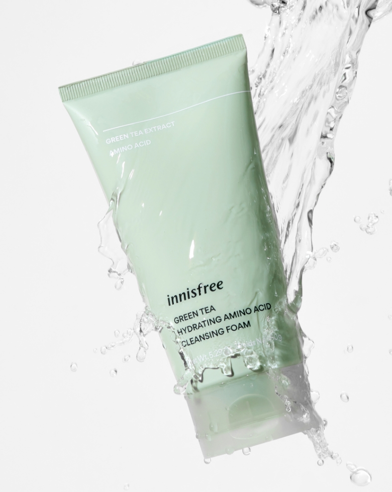 Sữa Rửa Mặt Innisfree Green Tea Hydrating Amino Acid Cleansing Foam 150g