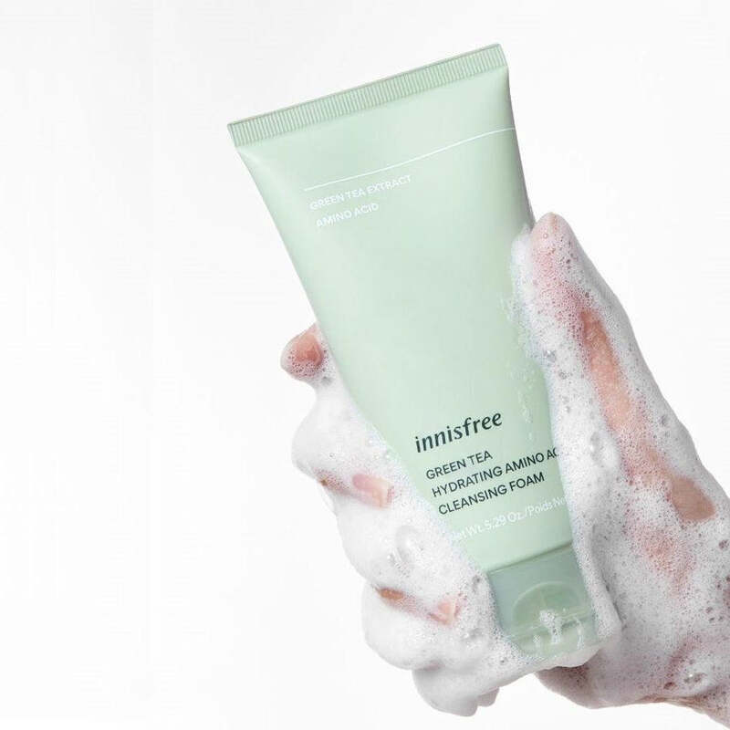 Sữa Rửa Mặt Innisfree Green Tea Hydrating Amino Acid Cleansing Foam 150g