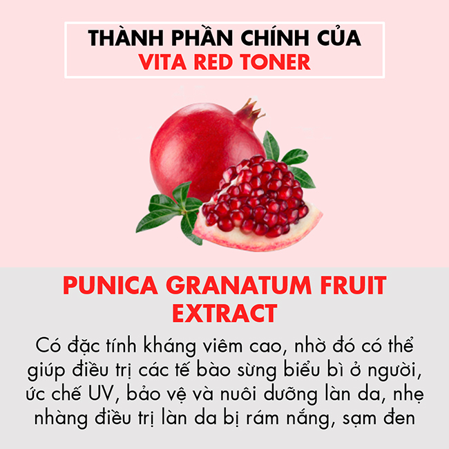 Nước Hoa Hồng Tiam My Signature Vita Red Trắng Da & Se Khít Lỗ Chân Lông 130ml