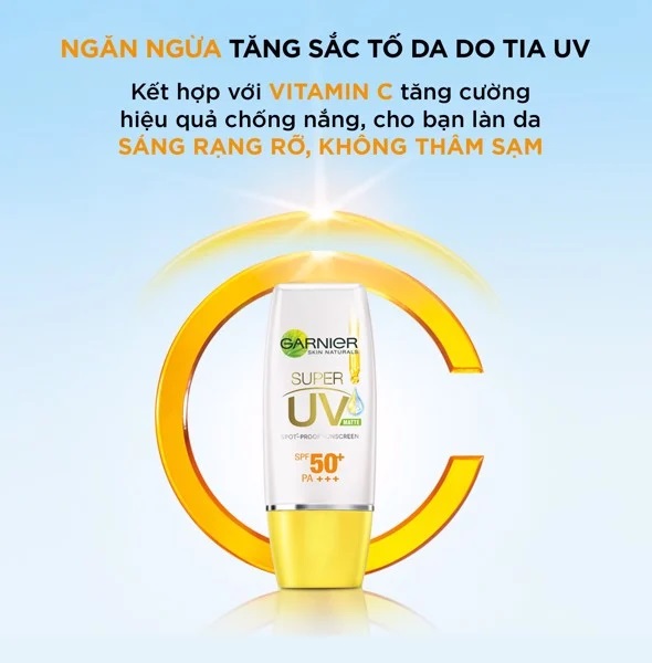Kem Chống Nắng Garnier Light Complete Super UV Matte Kiềm Dầu & Sáng Da New Matte 30ml