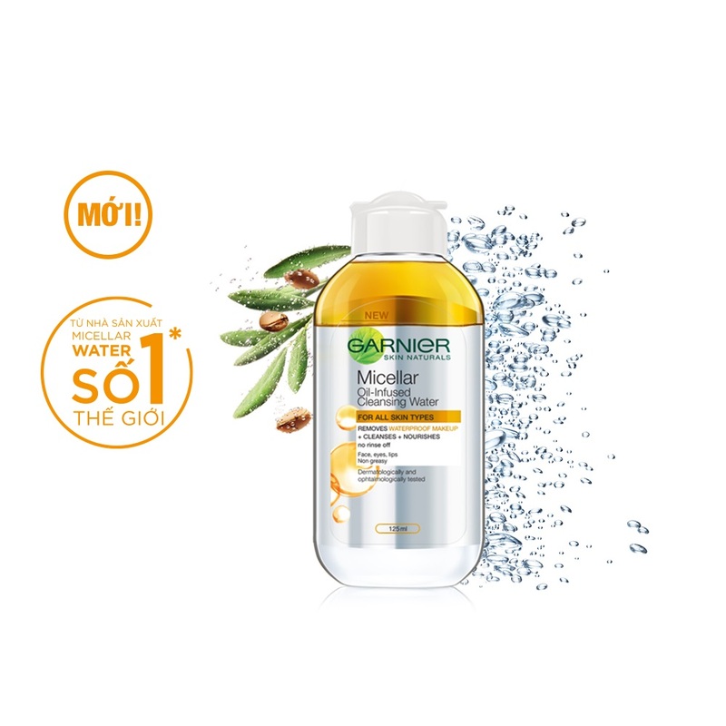 Nước Tẩy Trang Garnier Micellar Oil Infused Cleansing Water 400ml