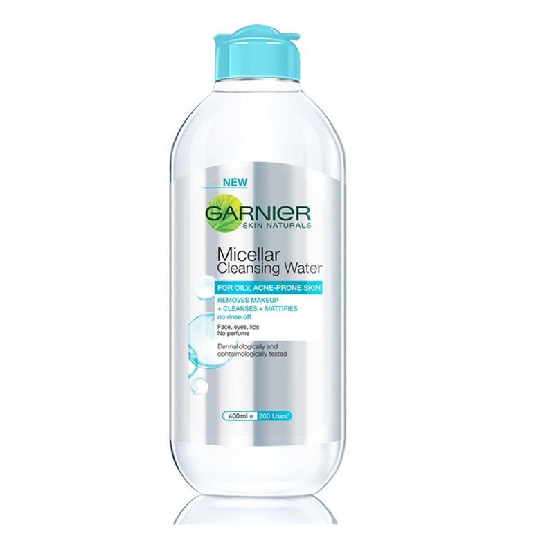 Nước Tẩy Trang Garnier Micellar Cleansing Water For Oily, Acne-Prone Skin Cho Da Dầu Mụn 400ml