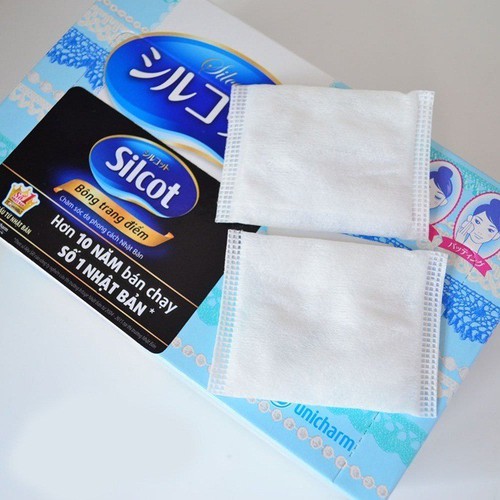 Bông Tẩy Trang Silcot Nhật Bản Cao Cấp 82 PCS