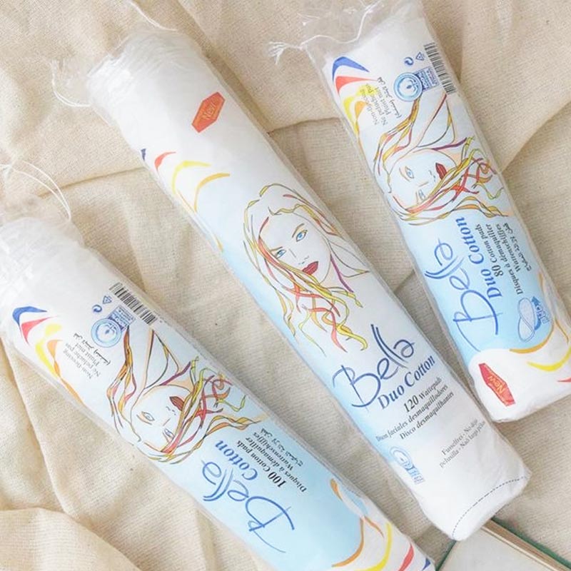 Bông Tẩy Trang Bella 80 PCS