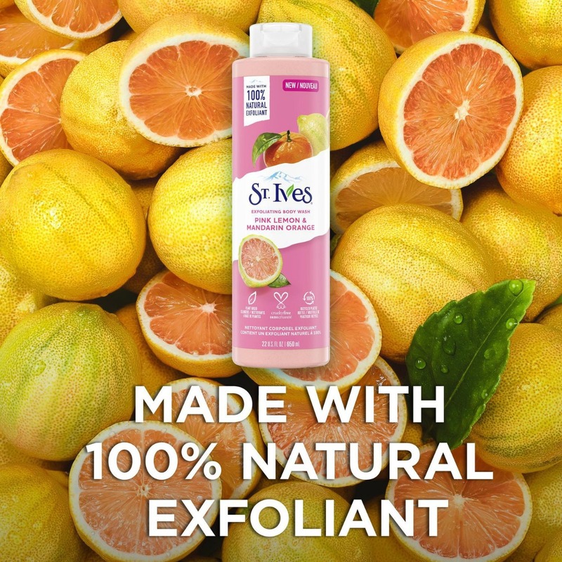 Sữa Tắm St.Ives Tẩy Da Chết Cam Chanh Làm Sáng Da 650ml