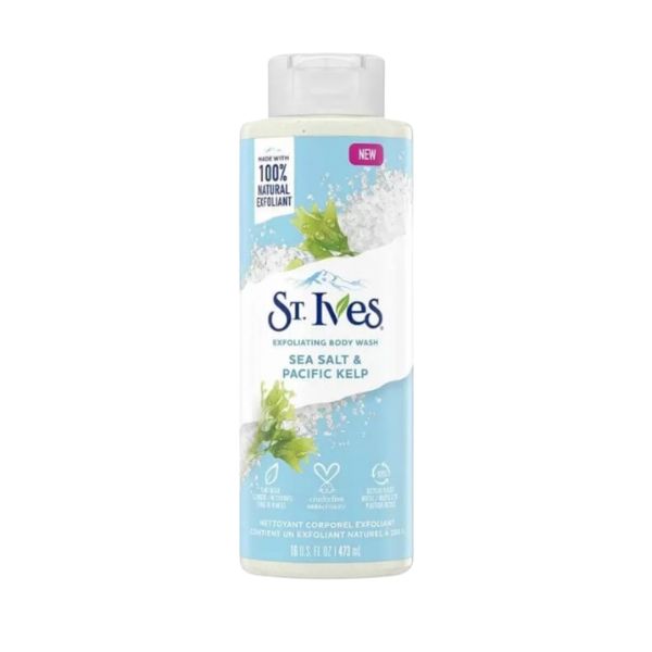 Sữa Tắm St.Ives Tẩy Da Chết Muối Biển Làm Sạch Sâu 473ml