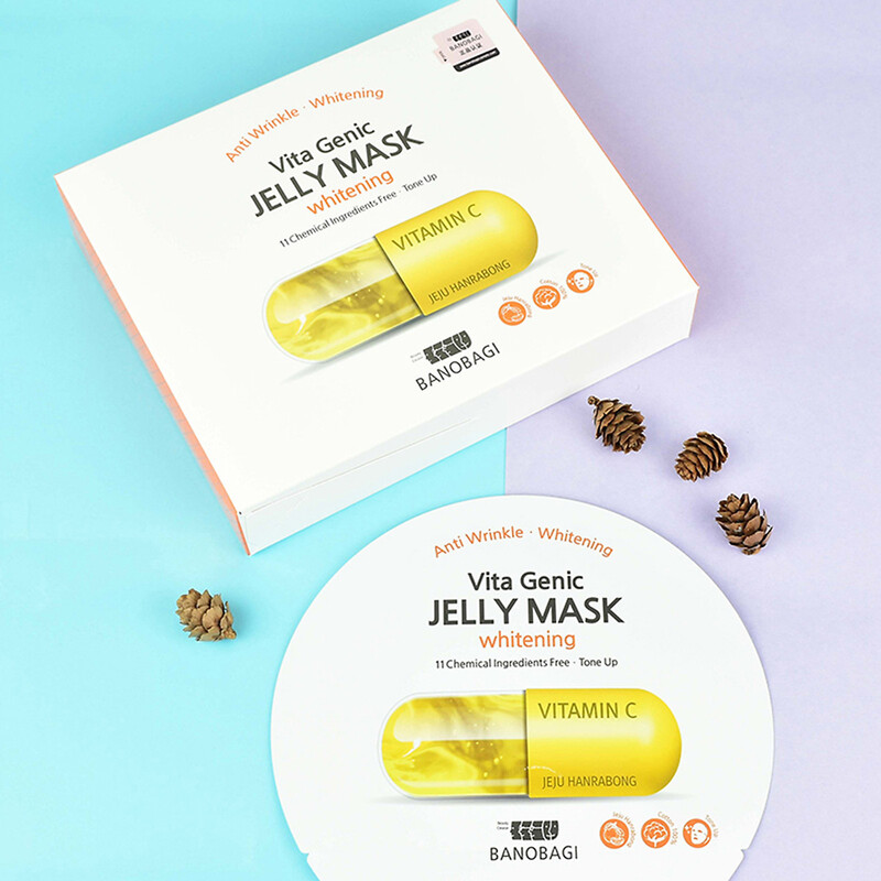 Mặt Nạ Banobagi Vita Genic Jelly Mask - Whitening Vàng 1 PCS
