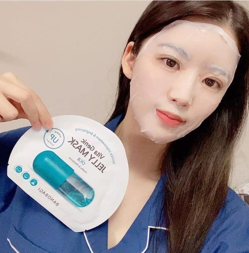 Mặt Nạ Banobagi Vita Genic Jelly Mask - Cica Xanh Đậm 1 PCS