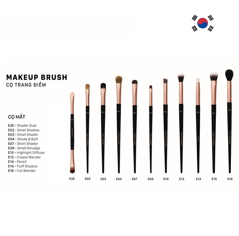 Cọ Phủ Vacosi Shader Brush - E03