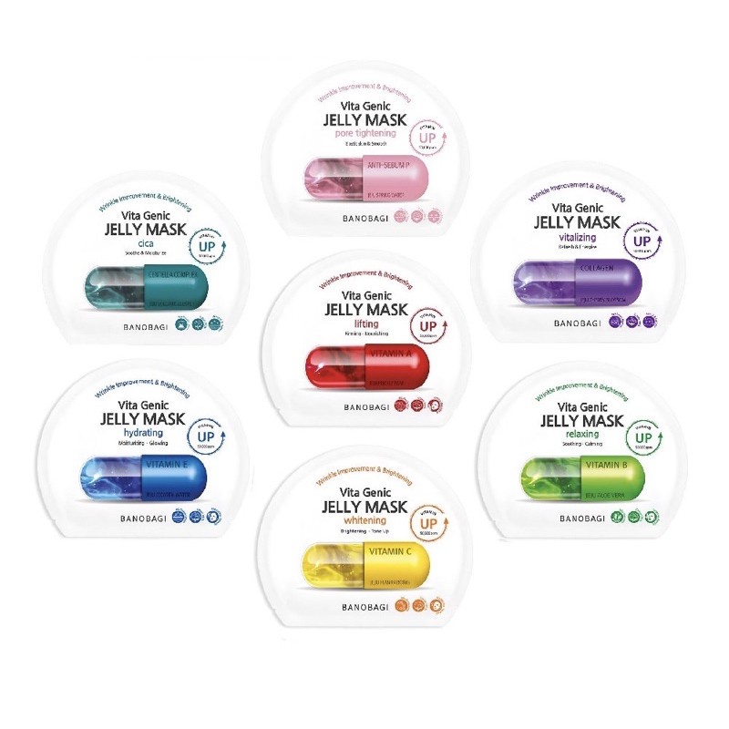 Mặt Nạ Banobagi Vita Genic Jelly Mask - Relaxing 30g (Xanh Lá)