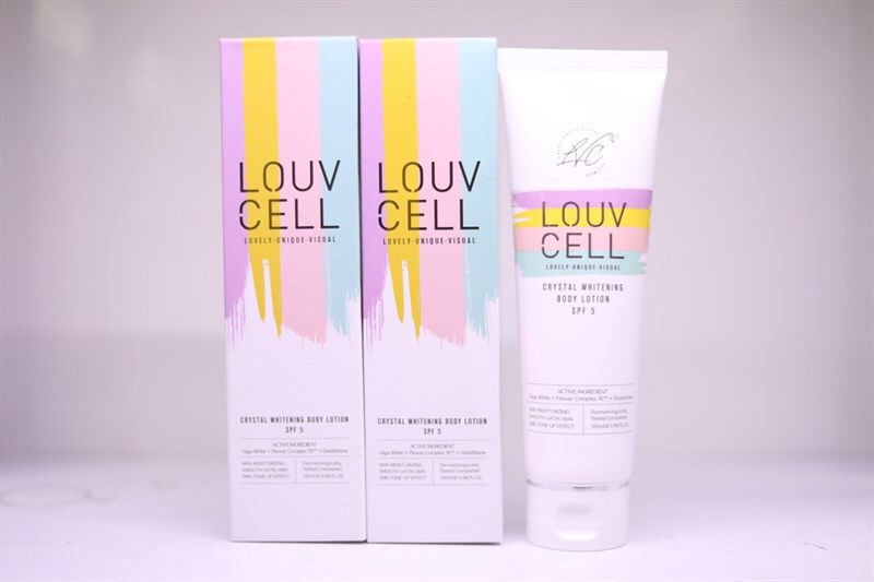 Sữa Dưỡng Thể Louv Cell Crystal Whitening Body Lotion 120ml