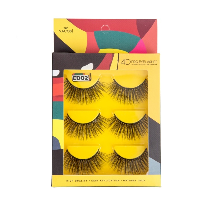 Lông Mi Giả Vacosi Drama & Deep 4D Pro Eyelashes Chuyên Nghiệp 4D ED02