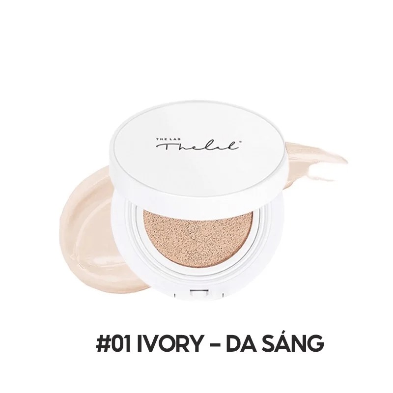 ​​​​Phấn Nước The Lab Oligo Hyaluronic Acid Healthy Cream Cushion Dưỡng Da Cấp Ẩm #01 Ivory Trắng Tự Nhiên 12g