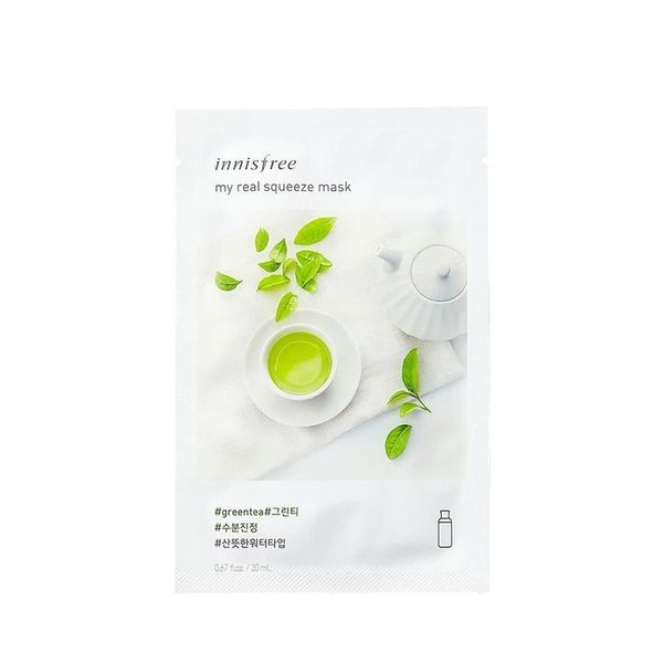 Mặt Nạ Innisfree My Real Squeeze Mask Trà Xanh 20ml (1 PCS)