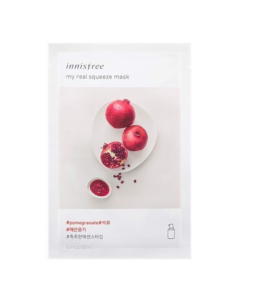Mặt Nạ Innisfree My Real Squeeze Mask Lựu 20ml (1 PCS)