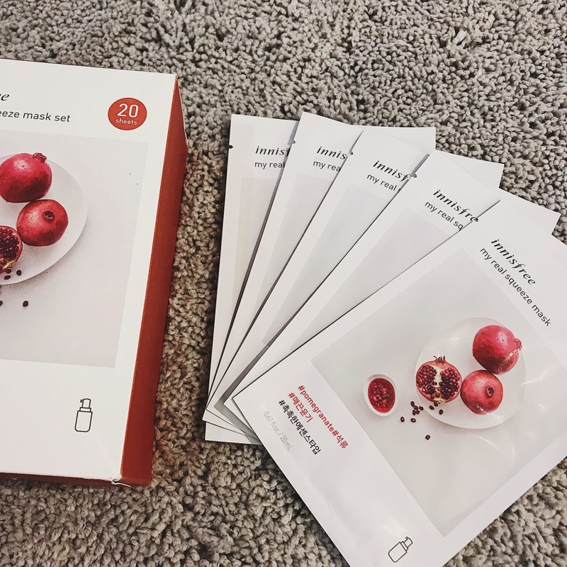 Mặt Nạ Innisfree My Real Squeeze Mask Lựu 20ml (10 PCS)