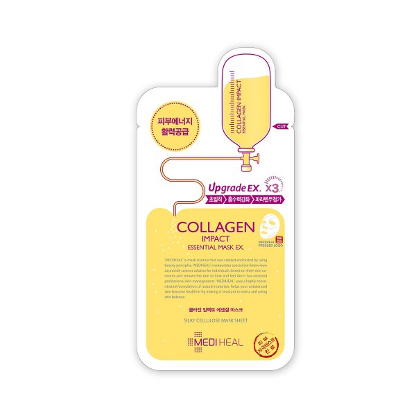 Mặt nạ Mediheal Upgrade EX X3 - Collagen Impact Essential Mask EX 1 PCS