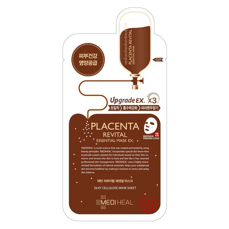 Mặt nạ Mediheal Upgrade EX X3 - Placenta Revital Essential Mask Ex 1 PCS 