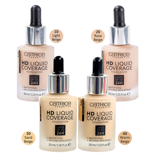 Kem Nền Catrice HD Liquid Coverage Foundation 30ml - Màu: 005