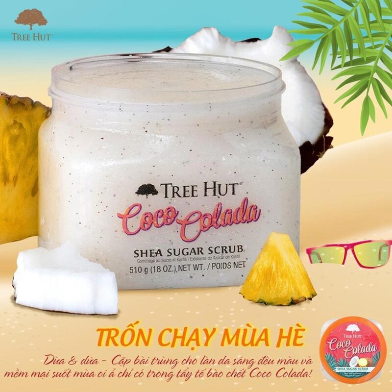 Tẩy Tế Bào Chết Body Tree Hut Shea Sugar Scrub Coco Colada 510g
