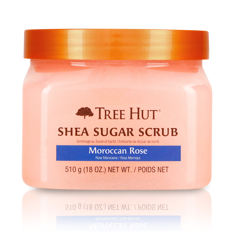 Tẩy Tế Bào Chết Body Tree Hut Shea Sugar Scrub Moroccan Rose 510g