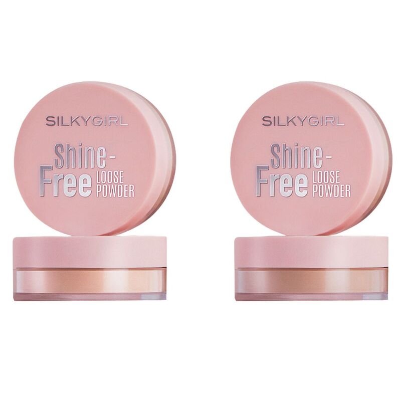 Phấn Phủ Silkygirl Shine Free Loose Powder Dạng Bột Màu 02 Natural Medium 10gr