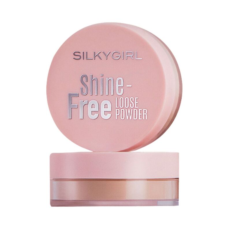 Phấn Phủ Silkygirl Shine Free Loose Powder Dạng Bột Màu 02 Natural Medium 10gr