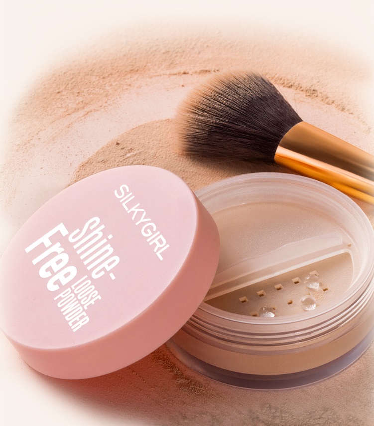 Phấn Phủ Silkygirl Shine Free Loose Powder Dạng Bột Màu 02 Natural Medium 10gr