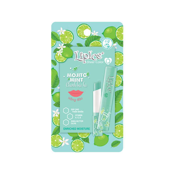 Son Dưỡng LipIce Sheer Color Q Mint Chanh Bạc Hà 2.4g