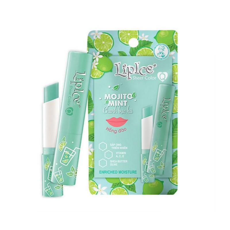 Son Dưỡng LipIce Sheer Color Q Mint Chanh Bạc Hà 2.4g