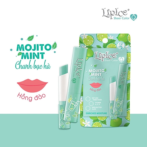 Son Dưỡng LipIce Sheer Color Q Mint Chanh Bạc Hà 2.4g