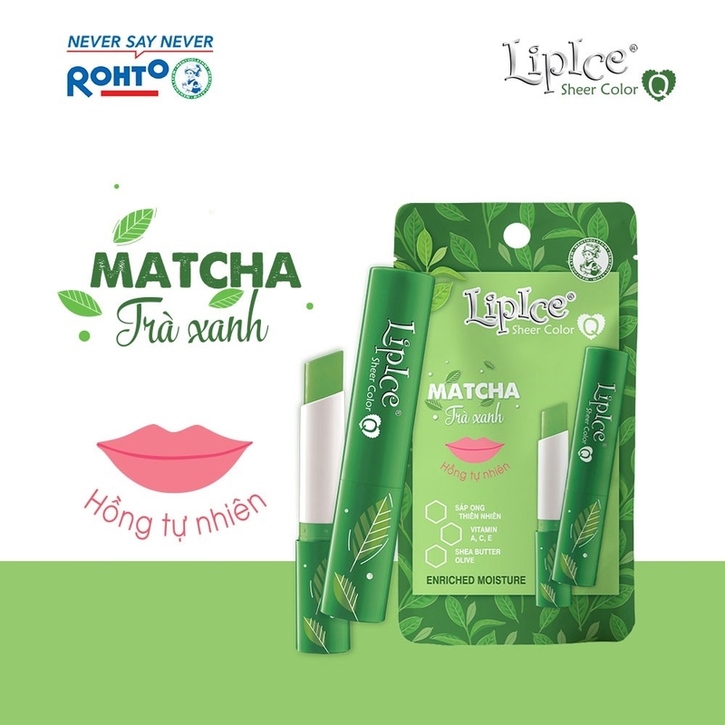 Son Dưỡng LipIce Sheer Color Q Matcha 2.4g