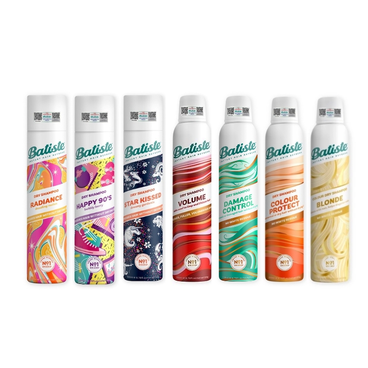 Dầu Gội Khô Batiste Dry Shampoo Star Kissed 200ml