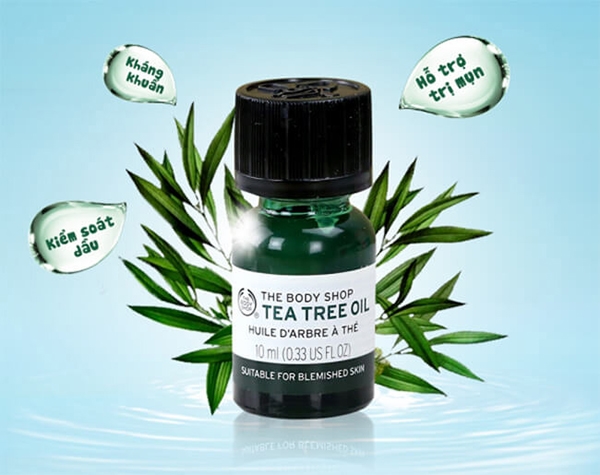 Tinh Dầu The Body Shop Tea Tree Oil Hỗ Trợ Giảm Mụn 10ml