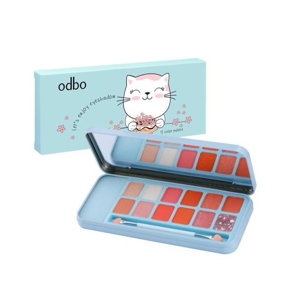 Phấn Mắt Odbo Joyful OD298 12 Ô - 03