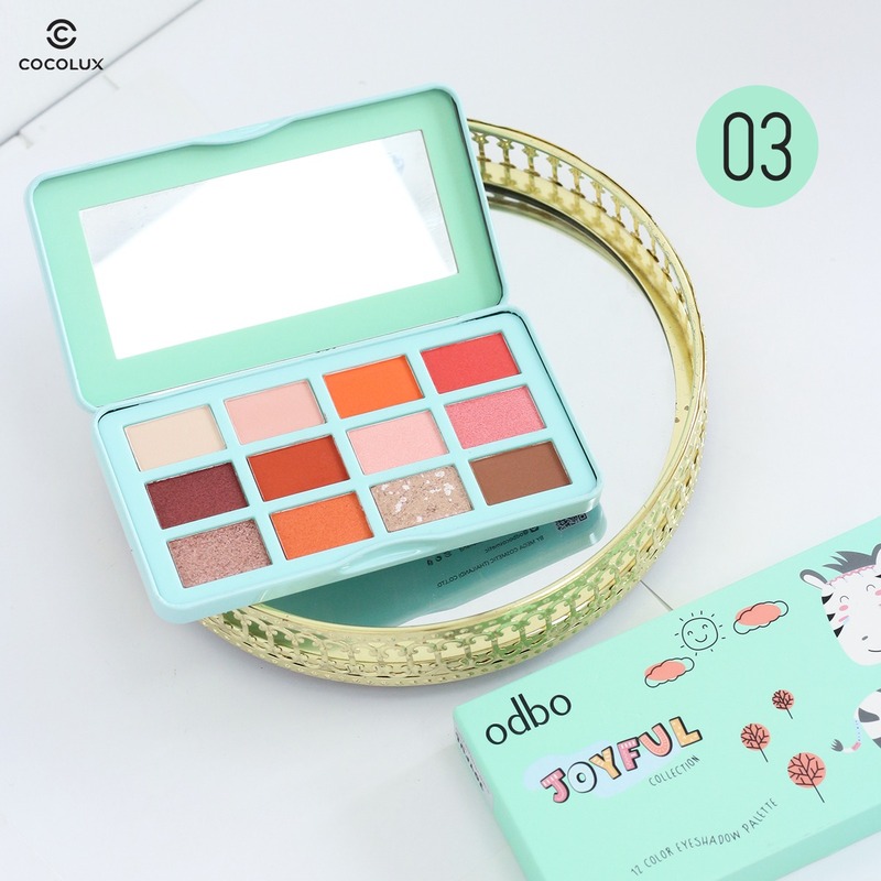 Phấn Mắt Odbo Joyful OD298 12 Ô - 03