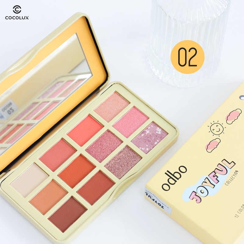 Phấn Mắt Odbo Joyful OD298 12 Ô - 02