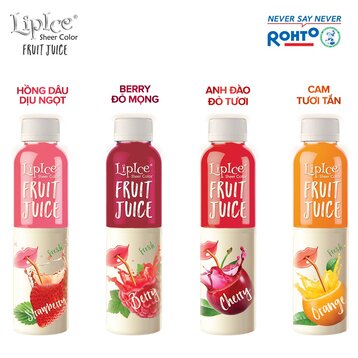 Son Dưỡng Lipice Sheer Color Fruit Juice Hồng Dâu Dịu Ngọt 4g