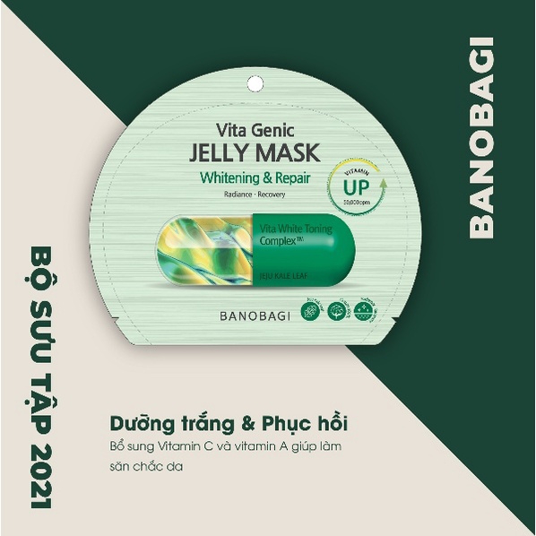 Mặt Nạ Banobagi Vita Genic Jelly Mask Whitening & Repair 1 PCS 30g